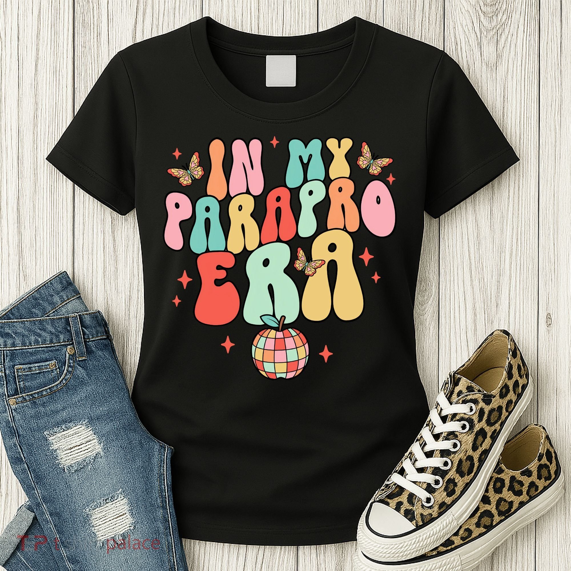 In My Parapro Era Cool Para Club Paraprofessional Teacher Women's T-Shirt
