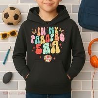 In My Parapro Era Cool Para Club Paraprofessional Teacher Kids Hoodie thumb 2