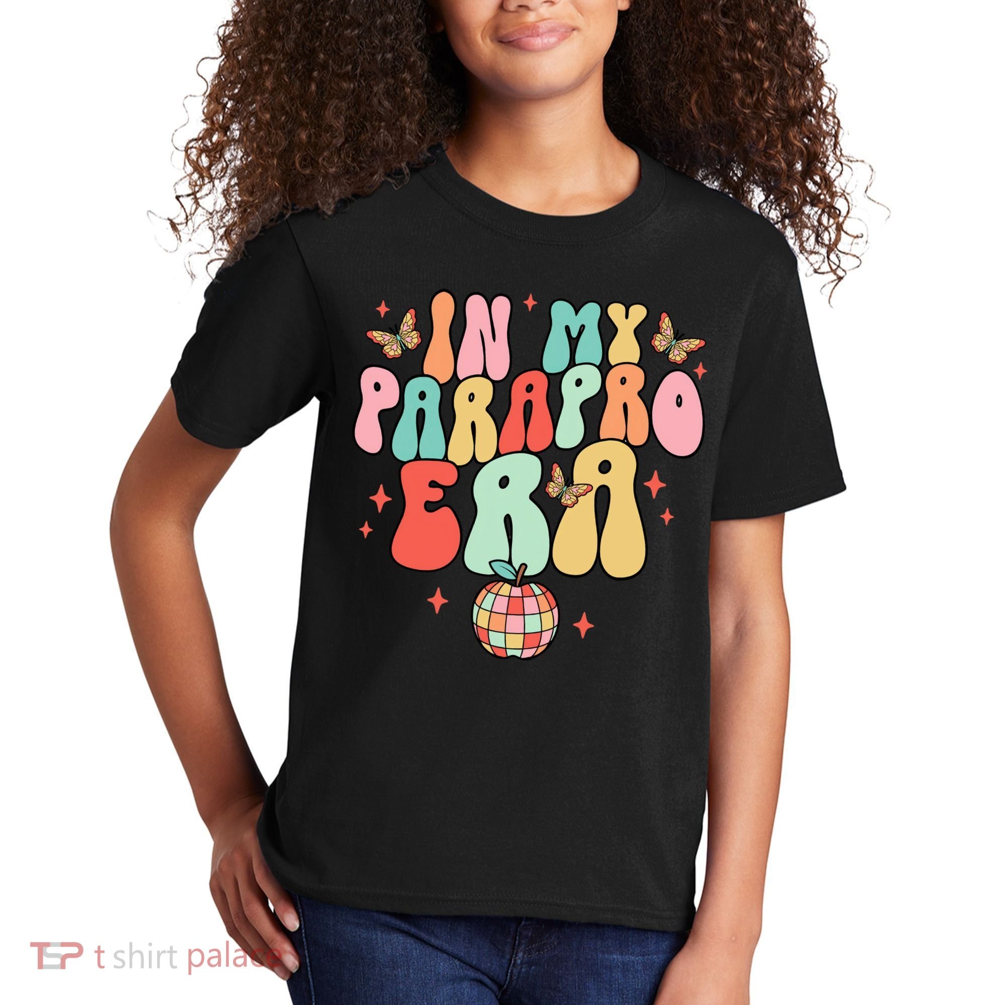In My Parapro Era Cool Para Club Paraprofessional Teacher Kids T-Shirt