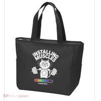 Installing Muscles Please Wait Cat Workout Gym Fitness Tote Bag thumb 3