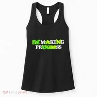 I’M Making Progress Funny Women's Tank Top thumb 0