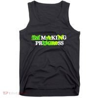 I’M Making Progress Funny Tank Top thumb 0
