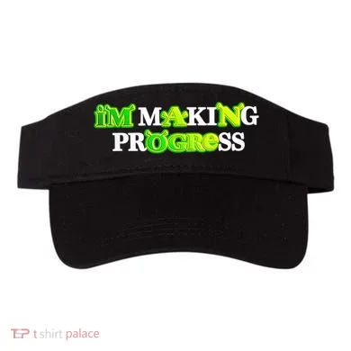 I’M Making Progress Funny Visor