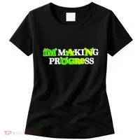 I’M Making Progress Funny Women's T-Shirt thumb 0