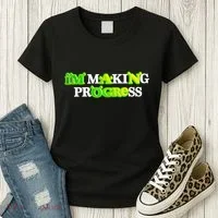 I’M Making Progress Funny Women's T-Shirt thumb 3