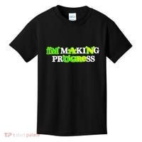 I’M Making Progress Funny Kids T-Shirt thumb 0