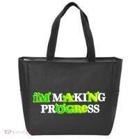 I’M Making Progress Funny Tote Bag thumb 0