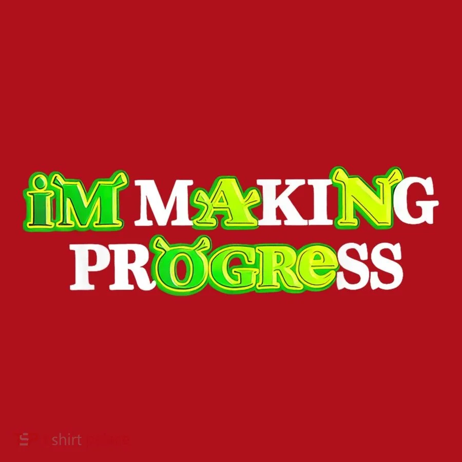 I’M Making Progress Funny Christmas Stocking