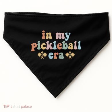 In My Pickleball Era Gift USA-Made Doggie Bandana