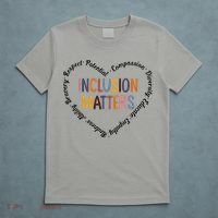 Inclusion Matters Positive Diversity Kindness Matter Heart T-Shirt thumb 5