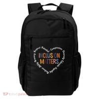 Inclusion Matters Positive Diversity Kindness Matter Heart Backpack thumb 0