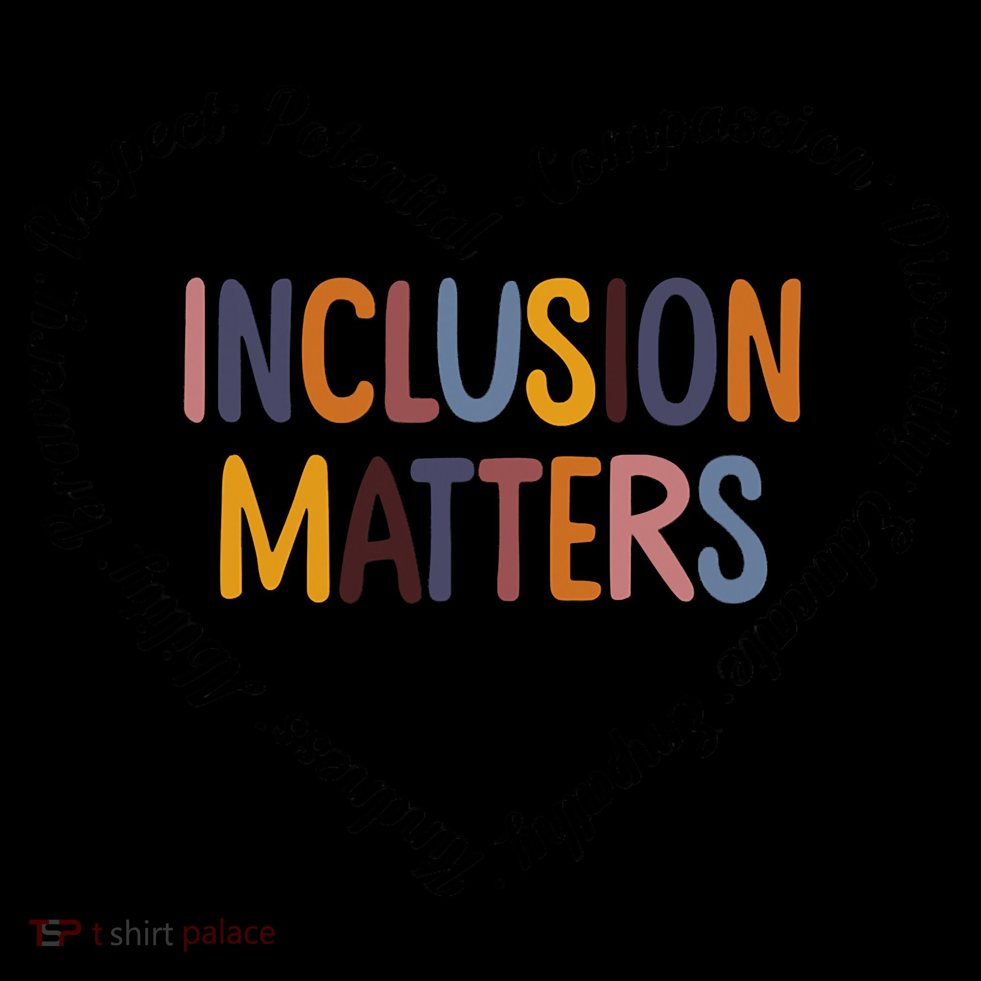 Inclusion Matters Positive Diversity Kindness Matter Heart Coffee Mug