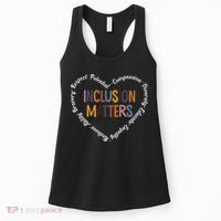 Inclusion Matters Positive Diversity Kindness Matter Heart Women's Tank Top thumb 0