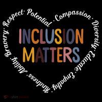 Inclusion Matters Positive Diversity Kindness Matter Heart Women's T-Shirt thumb 6