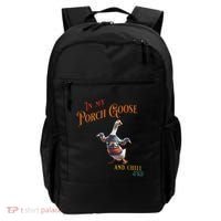 In My Porch Goose And Chill Era Funny Backpack thumb 0