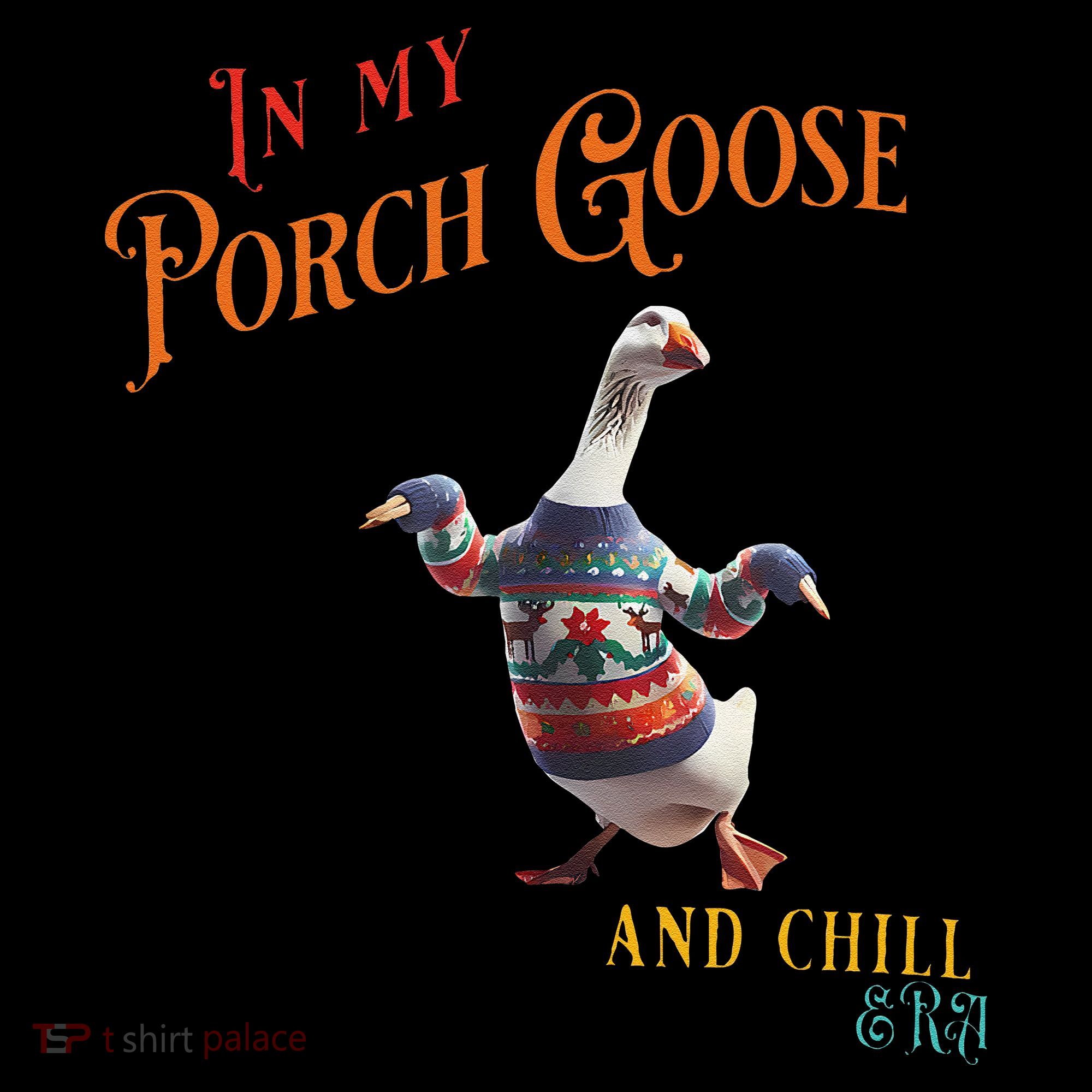 In My Porch Goose And Chill Era Funny Coffee Mug