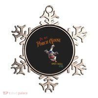 In My Porch Goose And Chill Era Funny Ornament thumb 0