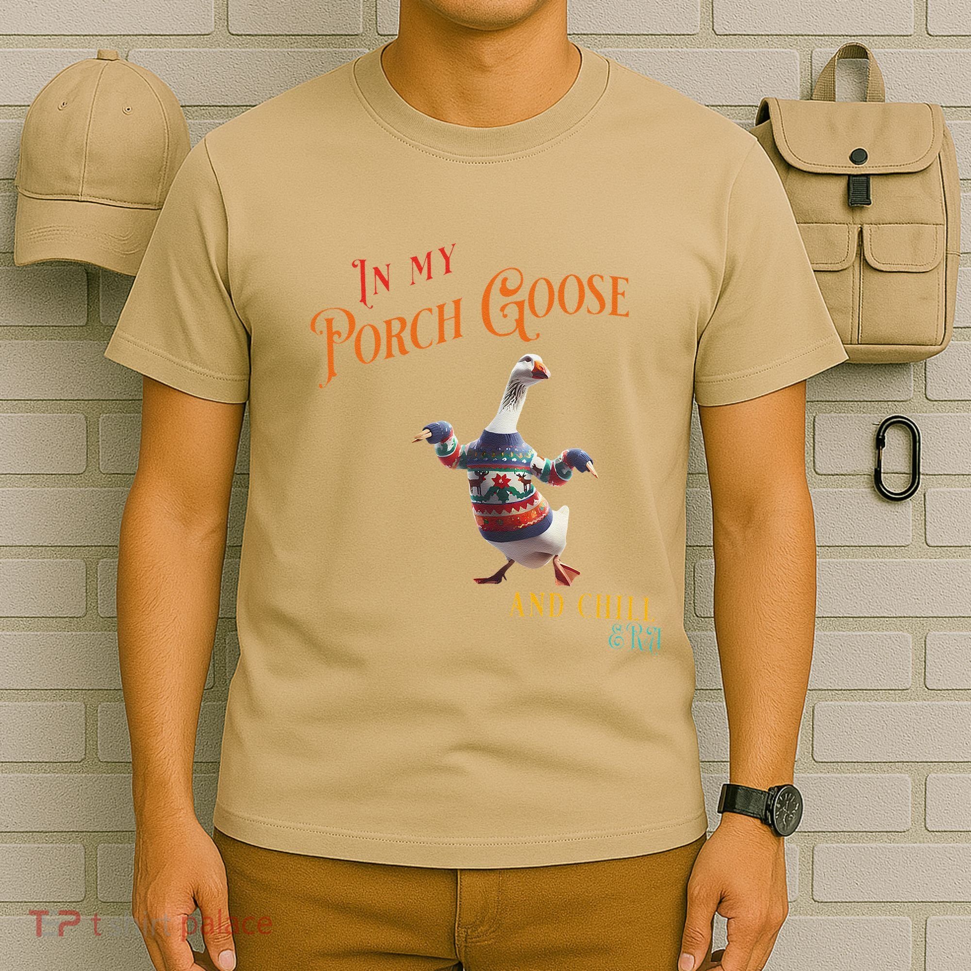 In My Porch Goose And Chill Era Funny T-Shirt