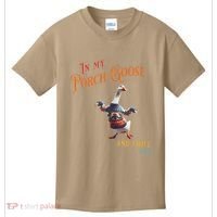 In My Porch Goose And Chill Era Funny Kids T-Shirt thumb 0