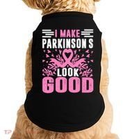 I Make Parkinsons Look Good Funny Parkinsons Disease Gift Doggie Tank thumb 0