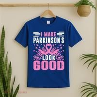 I Make Parkinsons Look Good Funny Parkinsons Disease Gift T-Shirt thumb 2