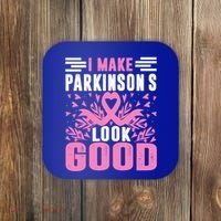 I Make Parkinsons Look Good Funny Parkinsons Disease Gift Coaster thumb 0