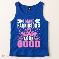 I Make Parkinsons Look Good Funny Parkinsons Disease Gift Tank Top thumb 2
