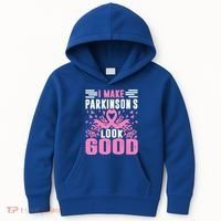 I Make Parkinsons Look Good Funny Parkinsons Disease Gift Kids Hoodie thumb 0
