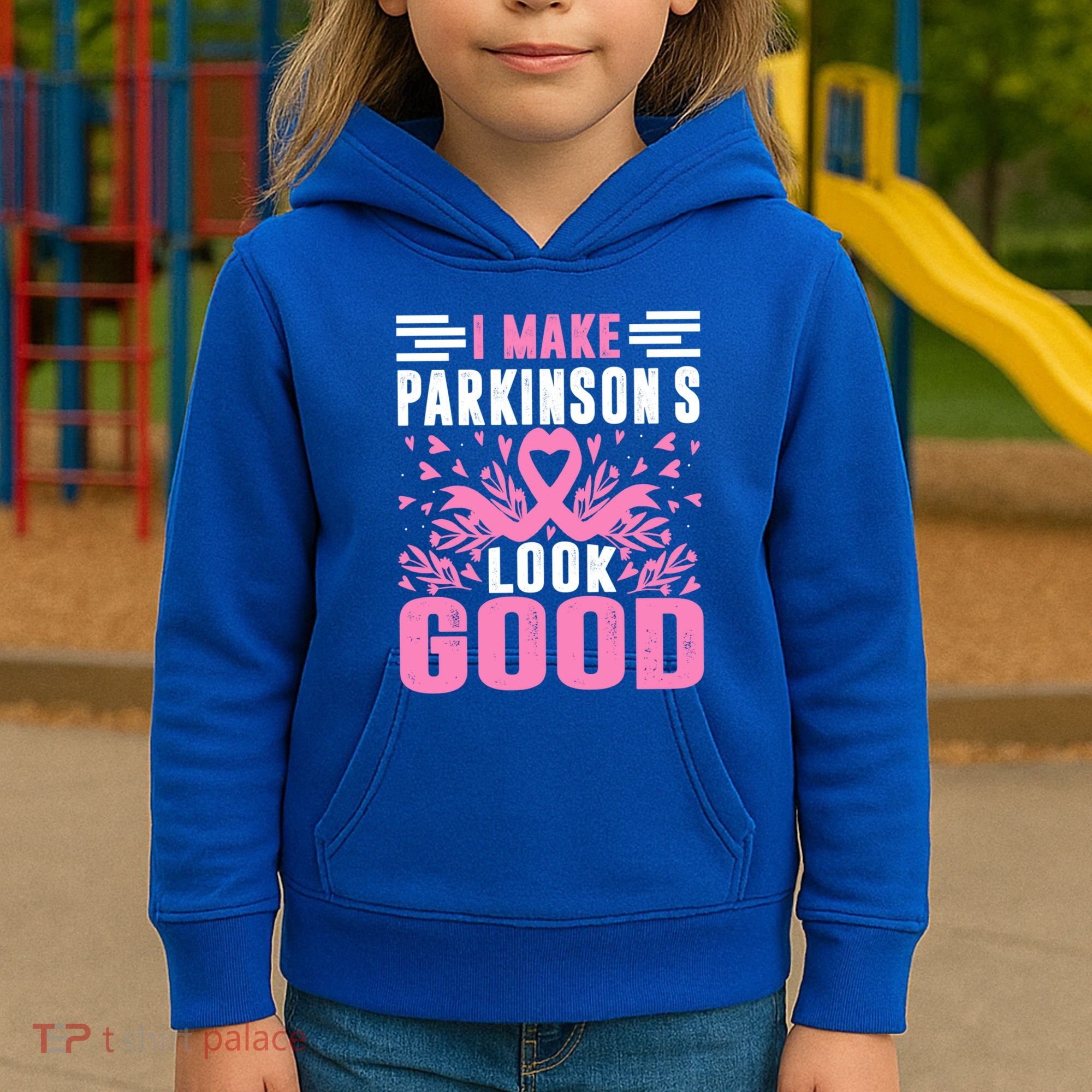I Make Parkinsons Look Good Funny Parkinsons Disease Gift Kids Hoodie