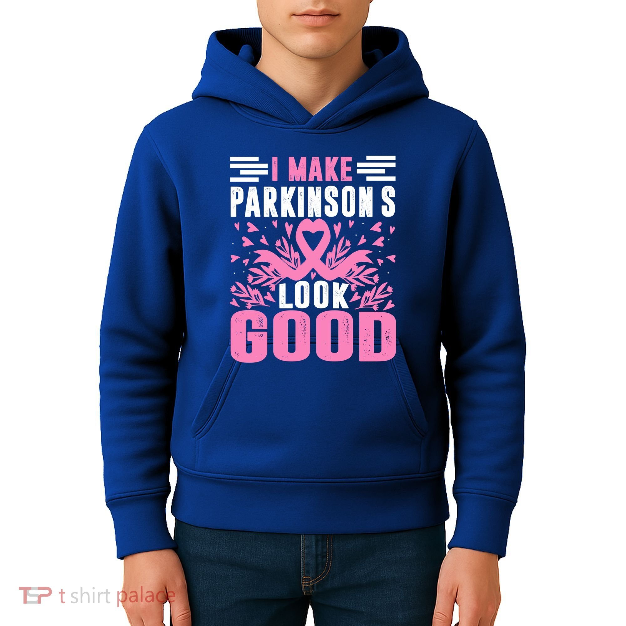I Make Parkinsons Look Good Funny Parkinsons Disease Gift Kids Hoodie