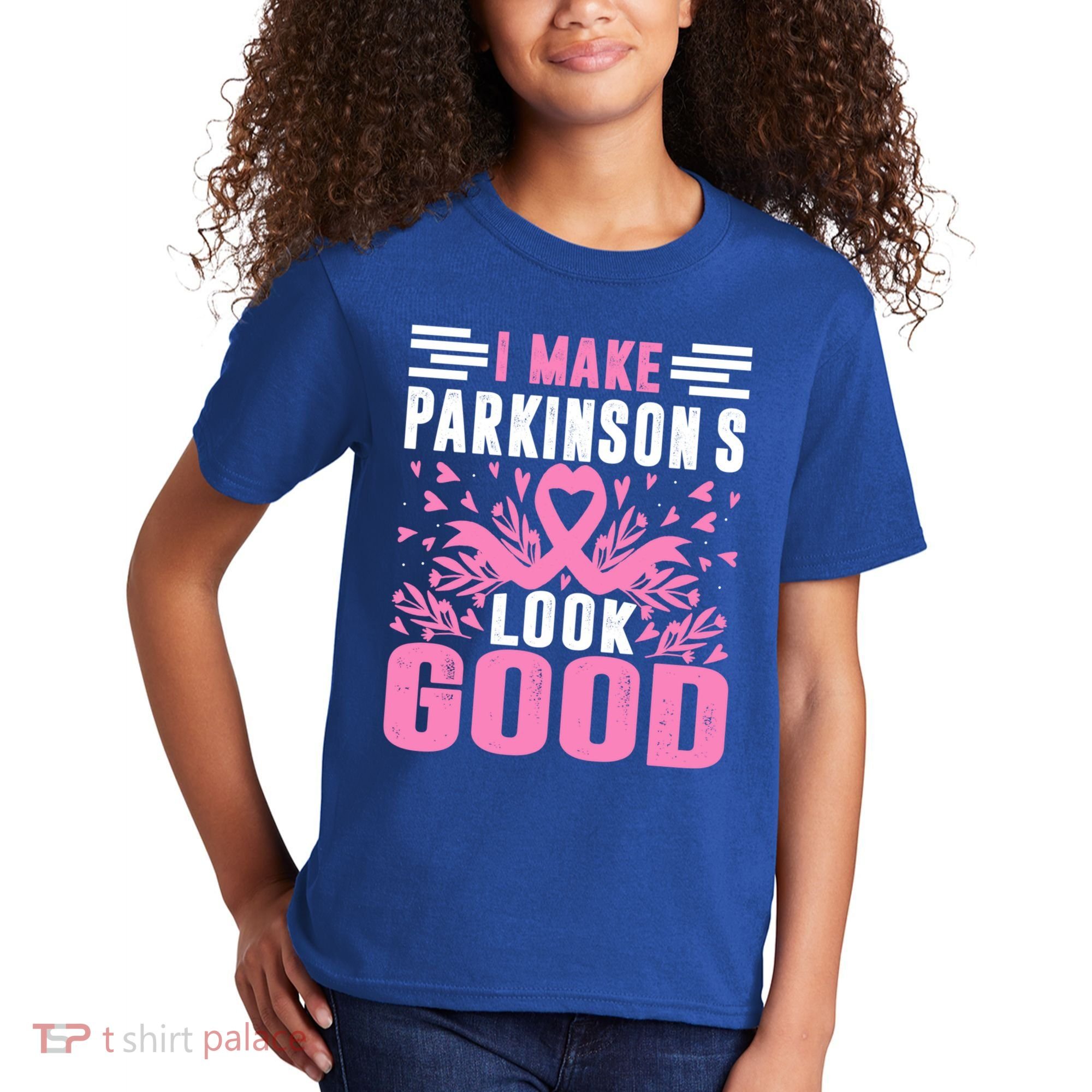 I Make Parkinsons Look Good Funny Parkinsons Disease Gift Kids T-Shirt