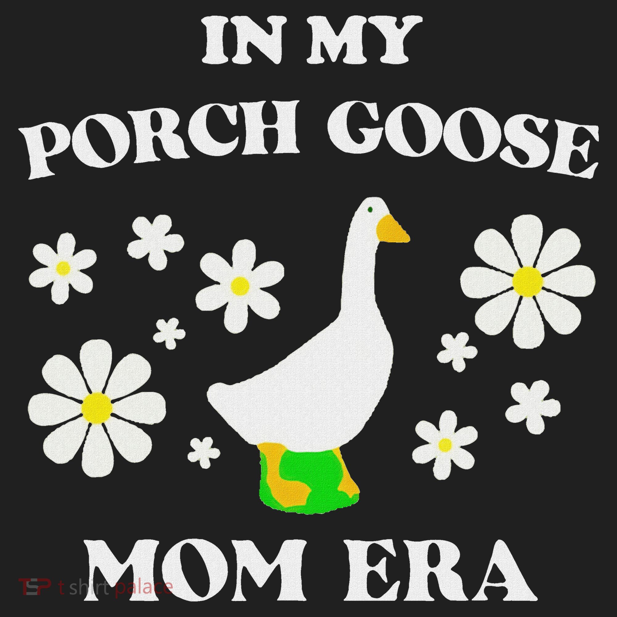 In My Porch Goose Mom Era Goose Clothes Silly Cute Groovy Beanie