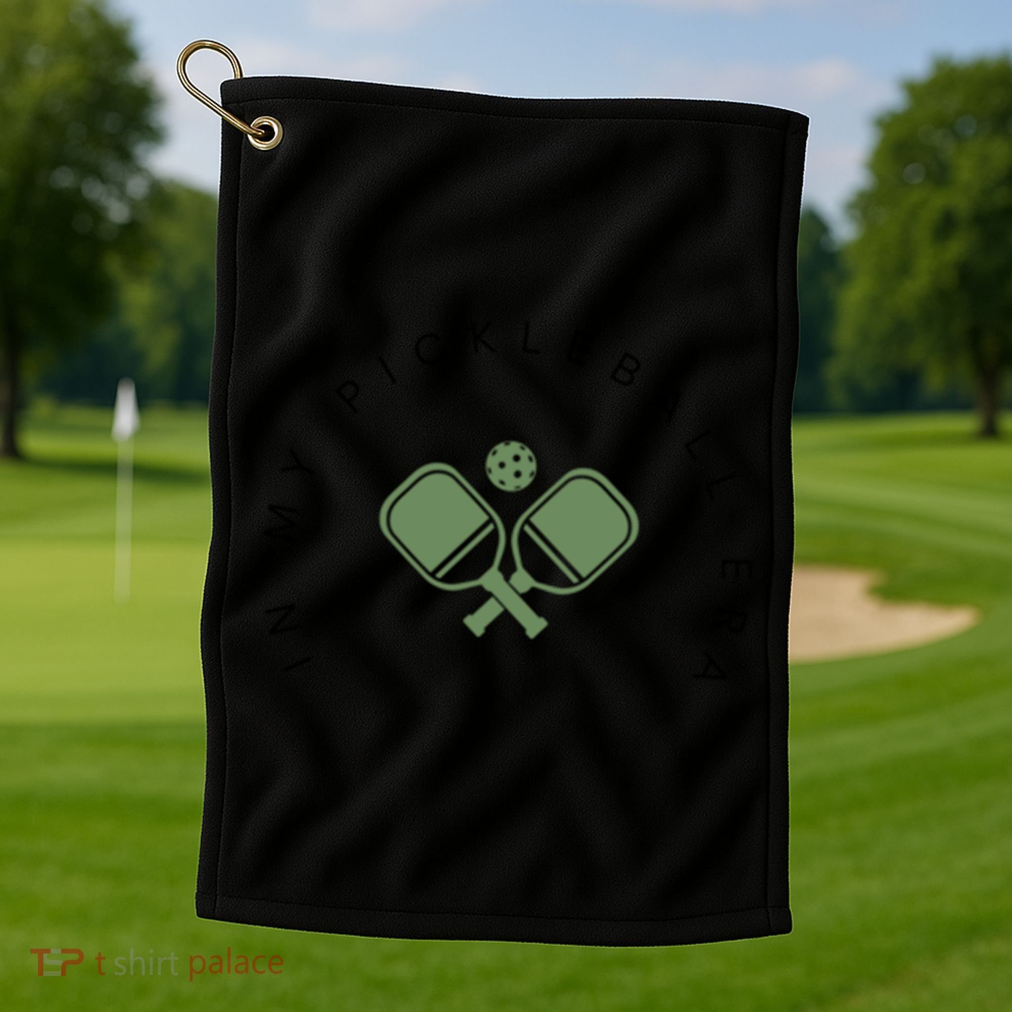 In My Pickleball Era I Love Pickleball Team Player Coach Funny Gift Golf Towel