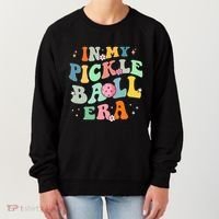 In My Pickleball Era Retro Game Day Funny Pickleball Player Gift Women's Sweatshirt thumb 0