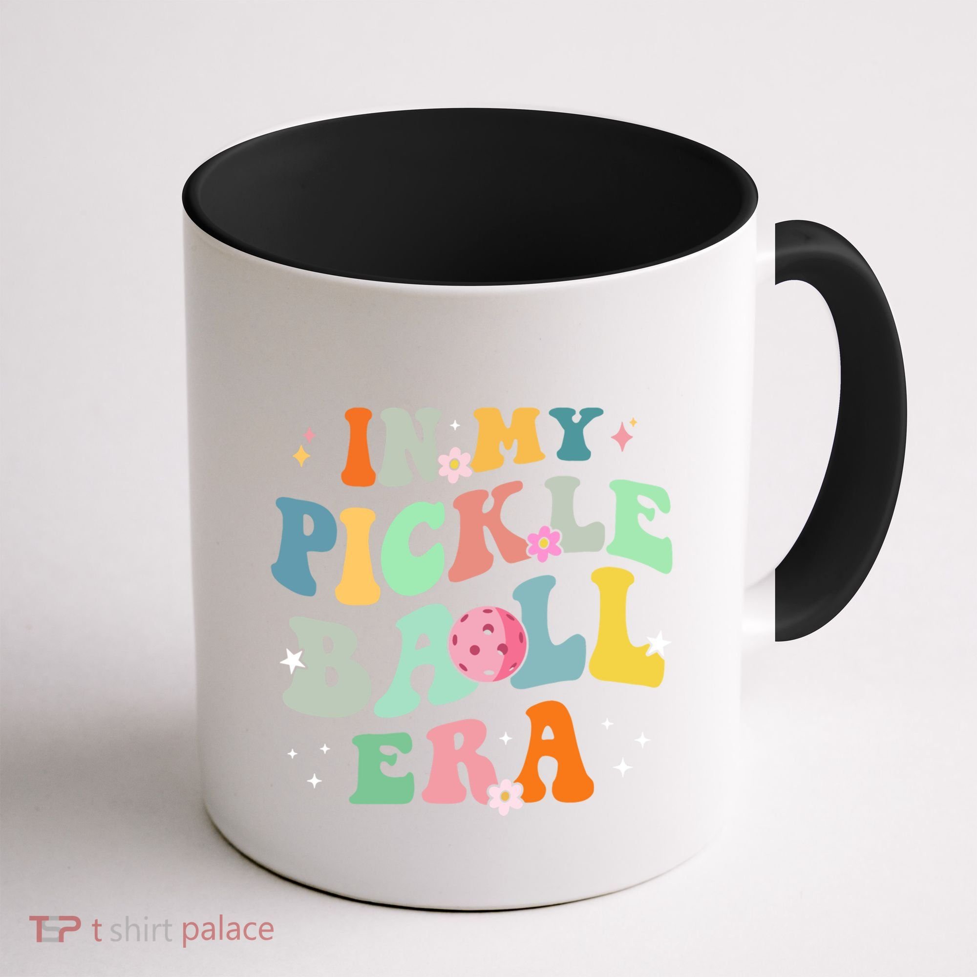 In My Pickleball Era Retro Game Day Funny Pickleball Player Gift Coffee Mug