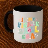 In My Pickleball Era Retro Game Day Funny Pickleball Player Gift Coffee Mug thumb 2