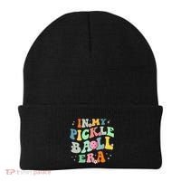 In My Pickleball Era Retro Game Day Funny Pickleball Player Gift Beanie thumb 0