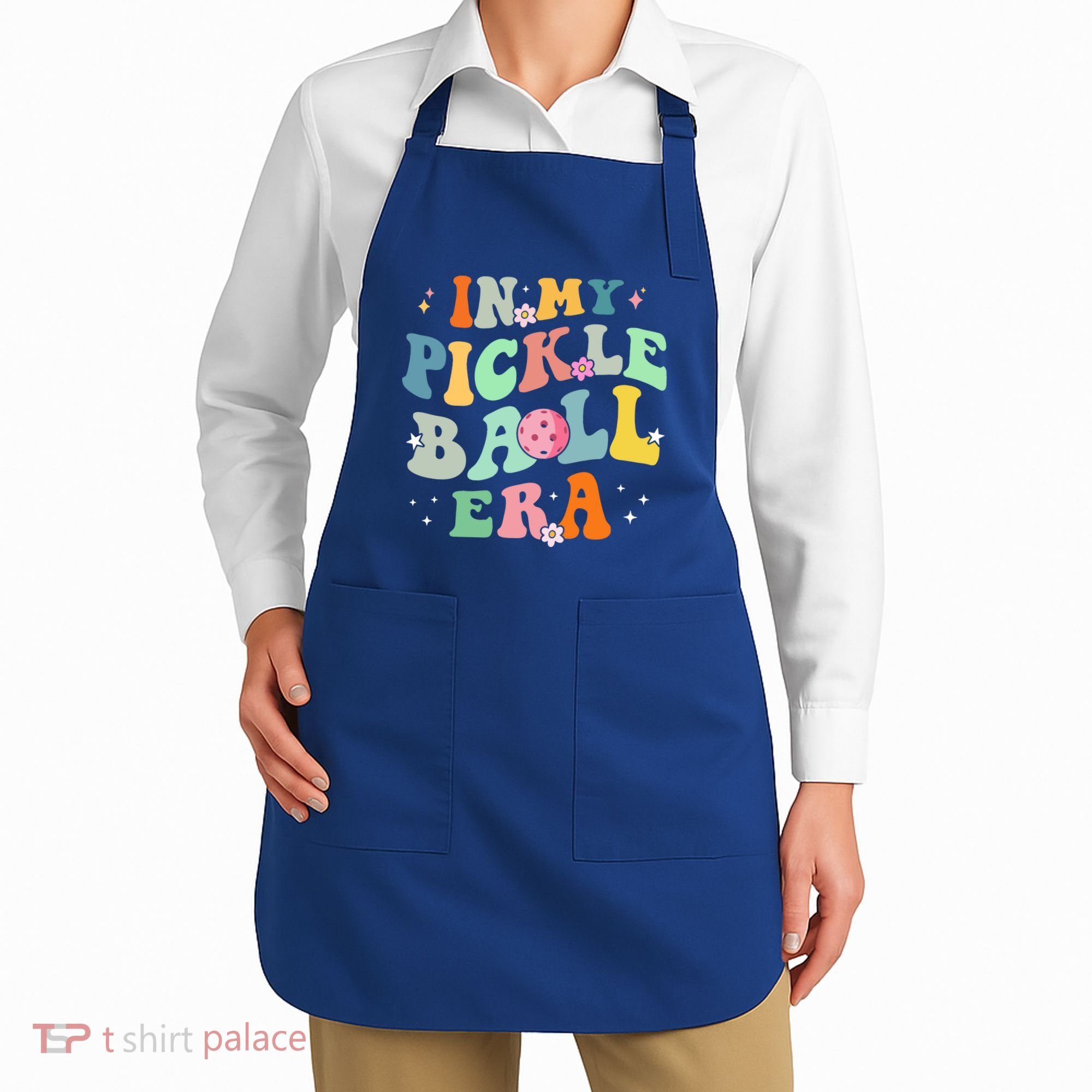 In My Pickleball Era Retro Game Day Funny Pickleball Player Gift Apron