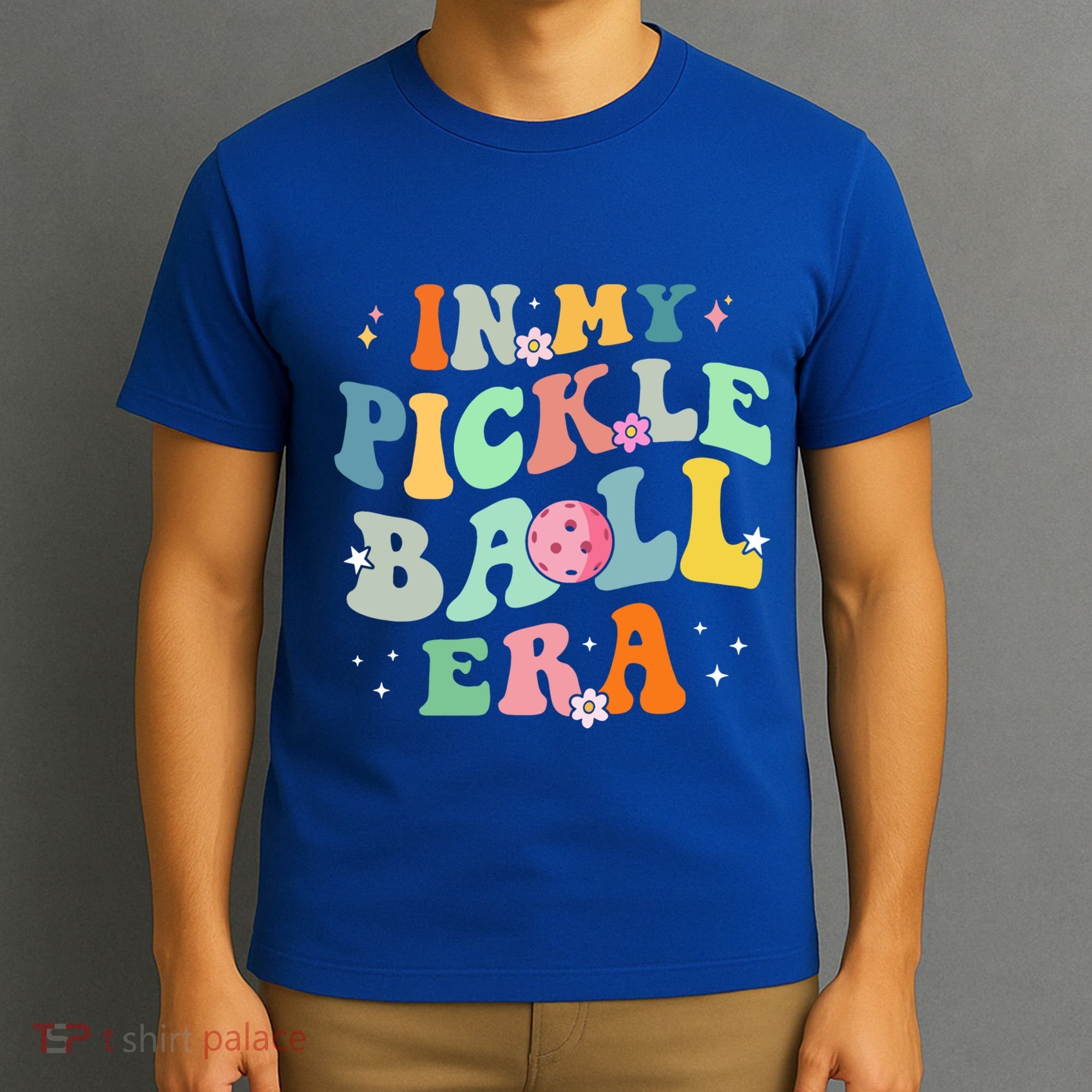 In My Pickleball Era Retro Game Day Funny Pickleball Player Gift T-Shirt