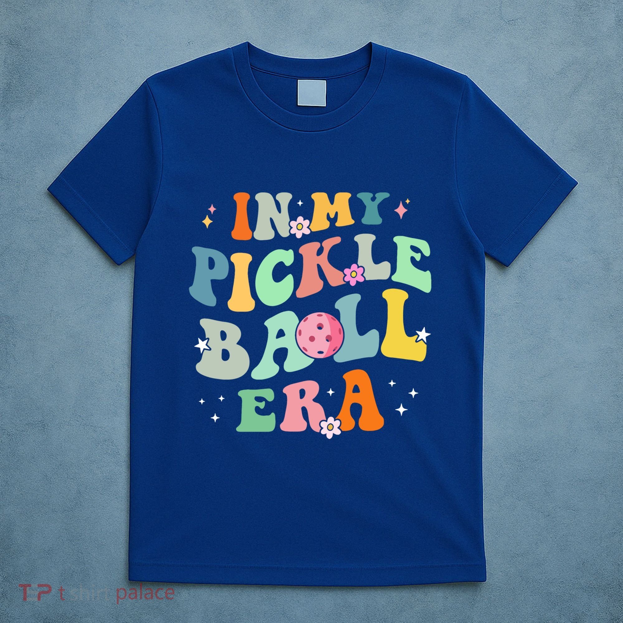 In My Pickleball Era Retro Game Day Funny Pickleball Player Gift T-Shirt