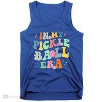 In My Pickleball Era Retro Game Day Funny Pickleball Player Gift Tank Top thumb 0