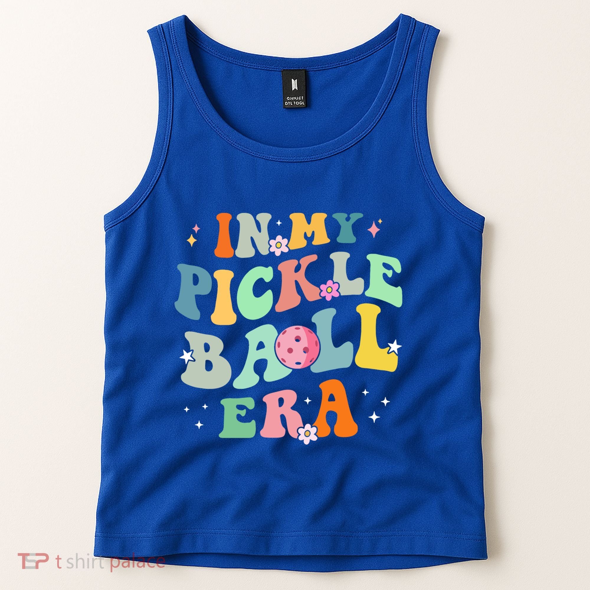 In My Pickleball Era Retro Game Day Funny Pickleball Player Gift Tank Top