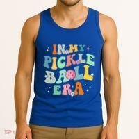 In My Pickleball Era Retro Game Day Funny Pickleball Player Gift Tank Top thumb 3