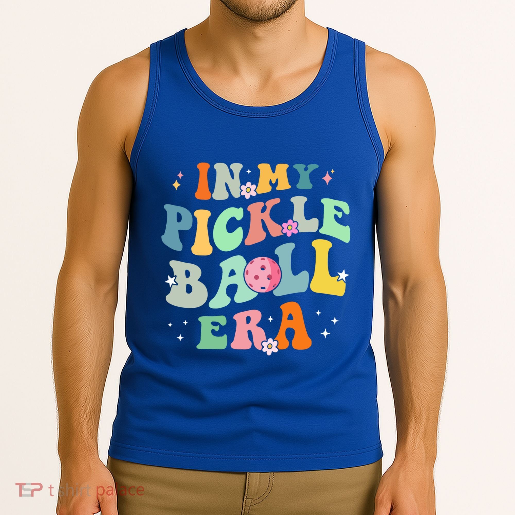 In My Pickleball Era Retro Game Day Funny Pickleball Player Gift Tank Top