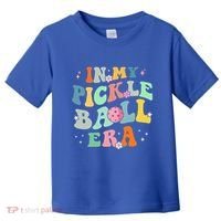 In My Pickleball Era Retro Game Day Funny Pickleball Player Gift Toddler T-Shirt thumb 0