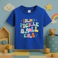In My Pickleball Era Retro Game Day Funny Pickleball Player Gift Toddler T-Shirt thumb 3