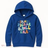 In My Pickleball Era Retro Game Day Funny Pickleball Player Gift Kids Hoodie thumb 0