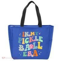 In My Pickleball Era Retro Game Day Funny Pickleball Player Gift Tote Bag thumb 0