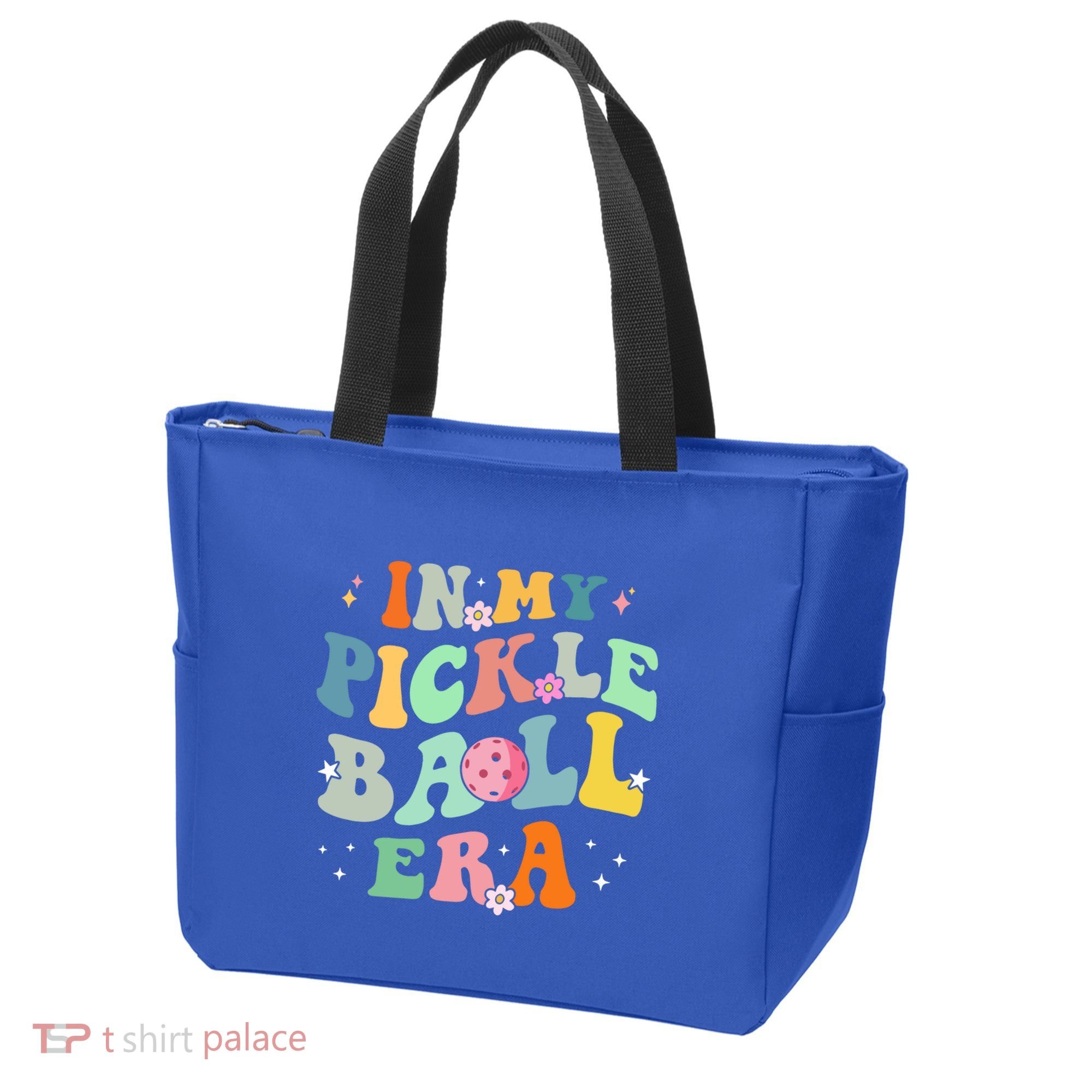 In My Pickleball Era Retro Game Day Funny Pickleball Player Gift Tote Bag