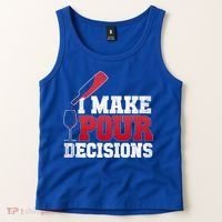 I Make Pour Decisions Wine Er And Funny Bartender Gift Great Gift Tank Top thumb 2